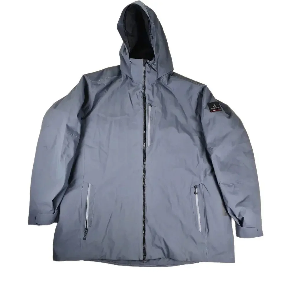 Bogner Fire + Ice Men's Ski Jacket Sz 56 3XL Black Gray WP Insulated Hooded Coat